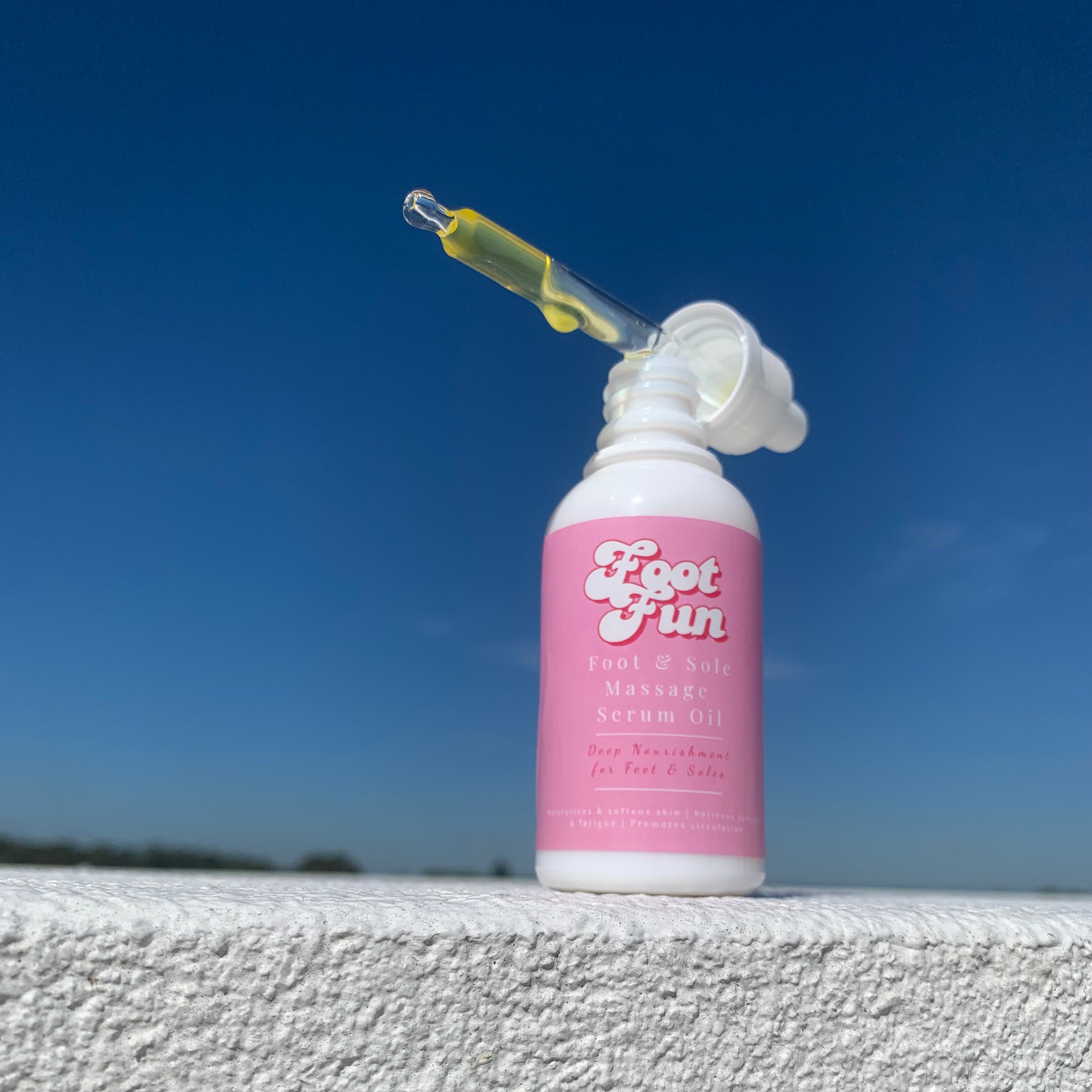 Foot Fun Artisan Luxury Foot & Sole Massage Oil – Natural, Hydrating, Australian Made